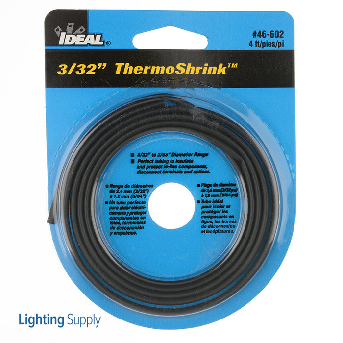 Ideal Thermo-Shrink Thin Heat Shrink Disk 4 Foot Length 3/32 Inch Inner Diameter (46-602)