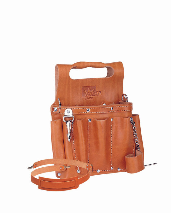 Ideal Tuff-Tote Premium Leather Tool Pouch With Strap (35-950)