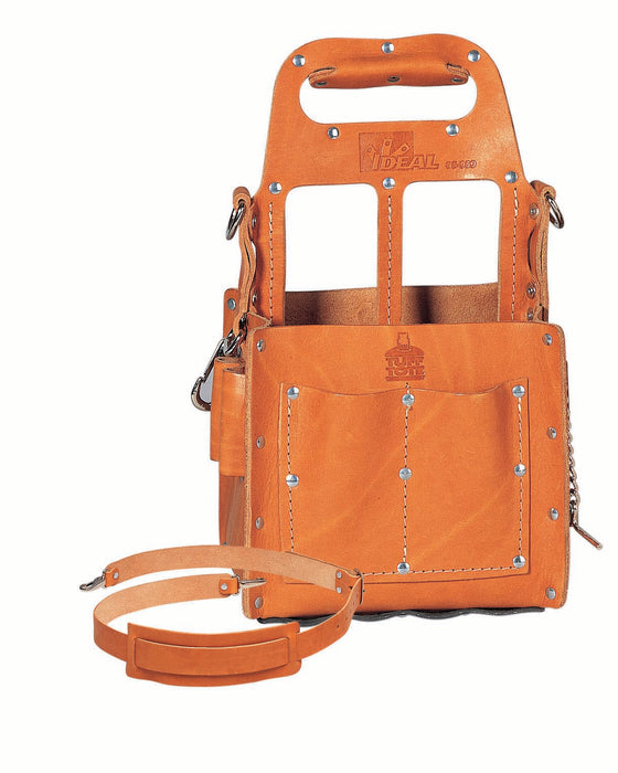 Ideal Tuff-Tote Tool Carrier Premium Leather With Strap (35-969)