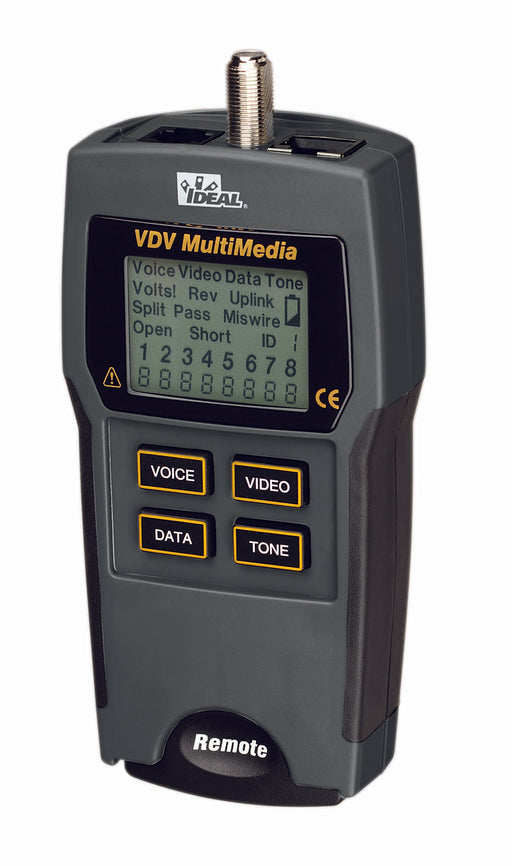 Ideal VDV Multimedia Voice/Data/Video Wiremap Tester (33-856)