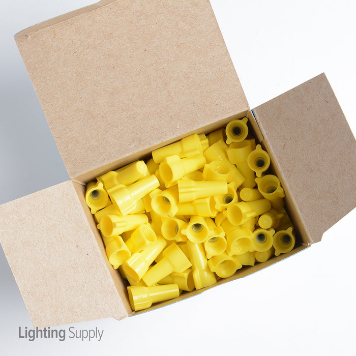 Ideal Wing-Nut Wire Connector Model 451 Yellow 100 Per Box (30-451)