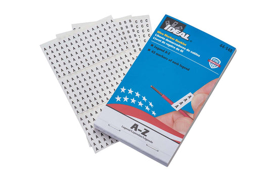 Ideal Wire Marker Booklet Solid A-Z 45 Each (44-148)