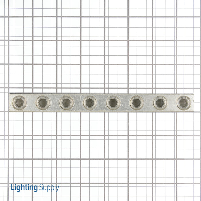 ILSCO Aluminum Multi-Tap Connector Dual Rated Conductor Range 4/0-6 8 Ports UL (PED-8-4/0-Z)