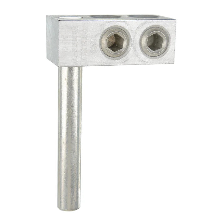 ILSCO Aluminum Pole Type Overhead Transformer Lug Dual Rated Conductor Range 250-10 2 Ports Left Handed (PTT-2L-250-Z)