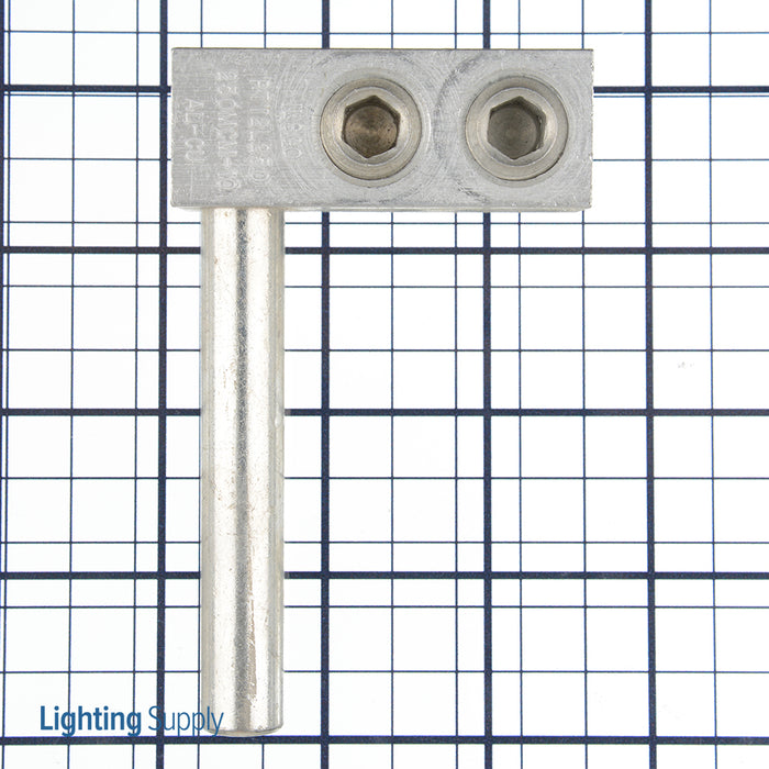 ILSCO Aluminum Pole Type Overhead Transformer Lug Dual Rated Conductor Range 250-10 2 Ports Left Handed (PTT-2L-250-Z)