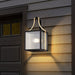 SATCO/NUVO Holden Medium Outdoor Lantern Gold And Black Finish Clear Glass (60-8502)