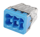 Ideal In-Sure Push-In Wire Connector Model 88 6-Port Blue 200 Per Jar (30-1088J)