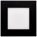 SATCO/NUVO 12W LED Direct Wire Downlight 6 Inch CCT Selectable 2700K/3000K/3500K/4000K/5000K 90 CRI Dimmable 120V Square Remote Driver Black (S11877R1)