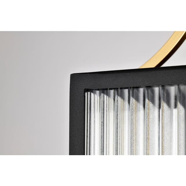 SATCO/NUVO Holden Outdoor Post Lantern Gold And Black Finish Clear Glass (60-8504)