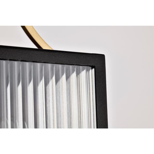 SATCO/NUVO Holden Small Outdoor Lantern Gold And Black Finish Clear Glass (60-8501)