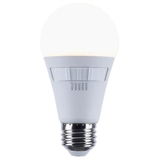 SATCO/NUVO 12W A19 LED Medium E26 Base CCT Selectable 2700K/3000K/3500K/4000K/5000K 120V 90 CRI Non-Dimmable White (S11772R1)