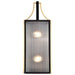SATCO/NUVO Holden Large Outdoor Lantern Gold And Black Finish Clear Glass (60-8503)