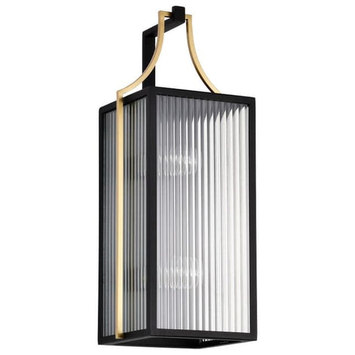 SATCO/NUVO Holden Large Outdoor Lantern Gold And Black Finish Clear Glass (60-8503)