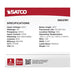 SATCO/NUVO 1W LED String Light Replacement S14 Lamp Medium E26 Base 67Lm 2700K 120V Non-Dimmable Clear 4-Pack (S8021R1)