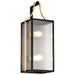 SATCO/NUVO Holden Large Outdoor Lantern Gold And Black Finish Clear Glass (60-8503)