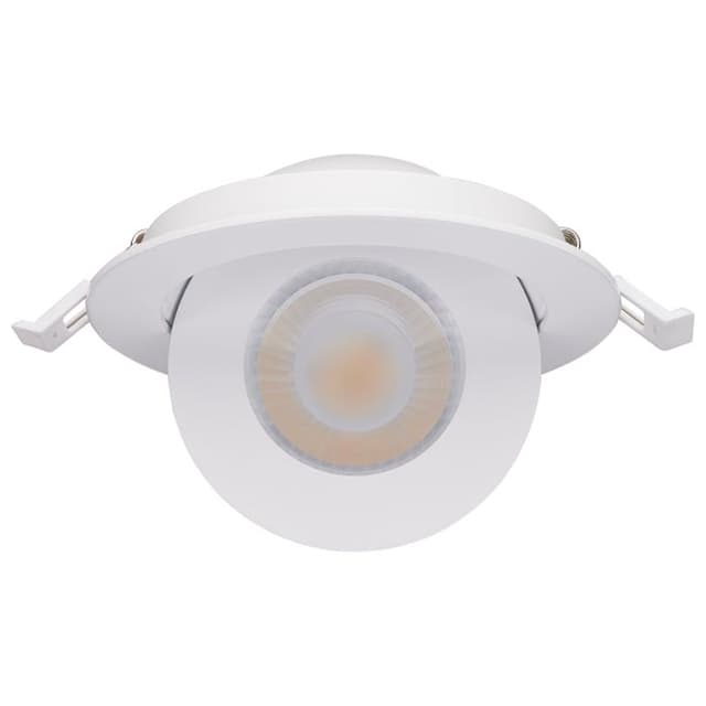 SATCO/NUVO 4 Inch LED Smart Directional Low-Profile Downlight 9W 950Lm 120-277V 90 CRI 36 Degree Beam Angle White Trim (S11293R1)