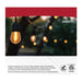 SATCO/NUVO 1W LED String Light Replacement S14 Lamp Medium E26 Base 67Lm 2700K 120V Non-Dimmable Clear 4-Pack (S8021R1)