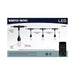 SATCO/NUVO 24 Foot Smart LED String Light With Starfish Technology [12] S14 Lamps RGBTW 120V Dimmable Black Wire (S11190)