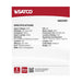 SATCO/NUVO 24 Foot LED String Light [12] S14 Lamps RGBTW 120V Dimmable Black Wire Infrared Remote (S8031R1)