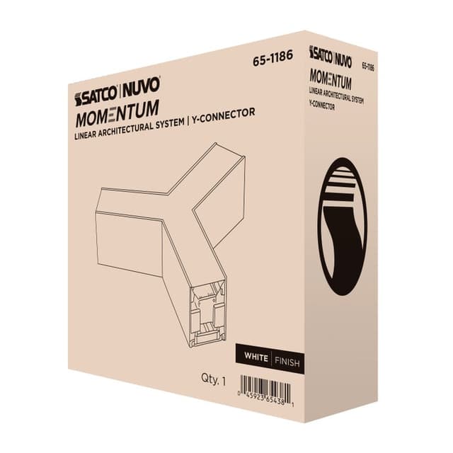 SATCO/NUVO Y-Connector For LED Linear System White (65-1186)