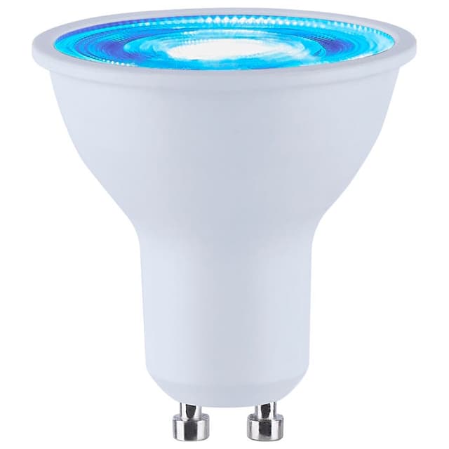 SATCO/NUVO Starfish 5.5W LED MR16 GU10 Base 2700K-5000K RGBTW 120V 400Lm 90 CRI Dimmable White (S11109)