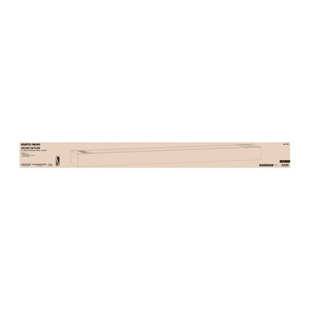 SATCO/NUVO 4 Foot LED Connectable Linear Strip Up And Down Wattage/CCT Selectable 30W/40W/50W 3000K/4000K/5000K 120-347V 80 CRI Dimmable White (65-1181)
