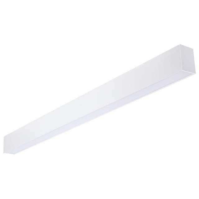 SATCO/NUVO 4 Foot LED Connectable Linear Strip Up And Down Wattage/CCT Selectable 30W/40W/50W 3000K/4000K/5000K 120-347V 80 CRI Dimmable White (65-1181)