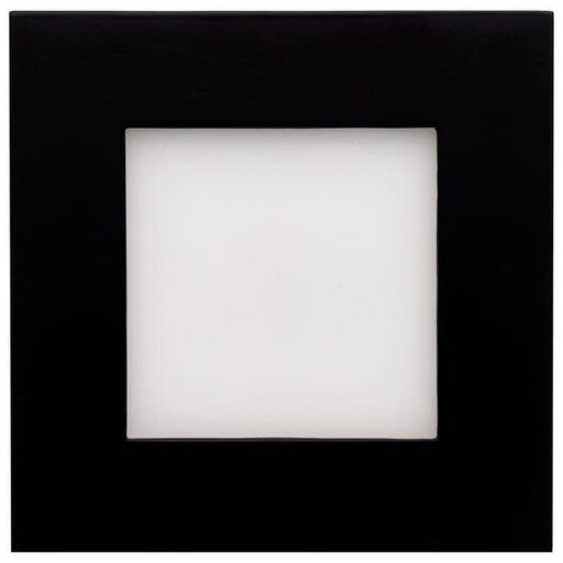 SATCO/NUVO 10W LED Direct Wire Downlight 4 Inch CCT Selectable 2700K/3000K/3500K/4000K/5000K 90 CRI Dimmable 120V Square Remote Driver Black (S11876R1)