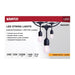 SATCO/NUVO 60 Foot LED String Light [24] S14 Lamps 2200K 120V Non-Dimmable Black Wire (S8032R1)