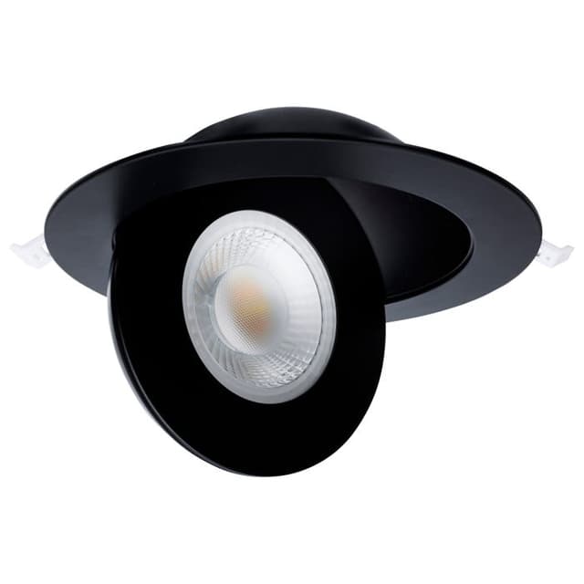 SATCO/NUVO 6 Inch LED Smart Directional Low-Profile Downlight 15W 1250Lm 120-277V 90 CRI 36 Degree Beam Angle Black Trim (S11296R1)