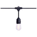 SATCO/NUVO 60 Foot LED String Light [24] S14 Lamps 2200K 120V Non-Dimmable Black Wire (S8032R1)