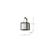 SATCO/NUVO Holden Small Outdoor Lantern Gold And Black Finish Clear Glass (60-8501)
