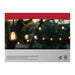 SATCO/NUVO 60 Foot LED String Light [24] S14 Lamps 2200K 120V Non-Dimmable Black Wire (S8032R1)