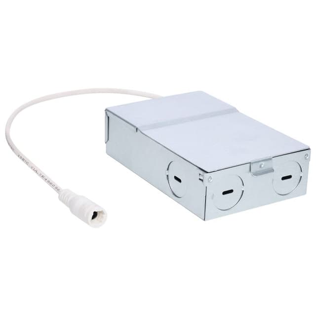 SATCO/NUVO 10W LED Direct Wire Downlight Edge-Lit 4 Inch CCT Selectable 2700K/3000K/3500K/4000K/5000K 90 CRI Dimmable 120V Square Remote Driver White (S11829R1)