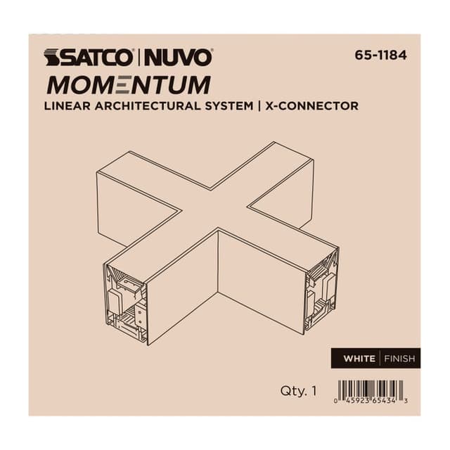 SATCO/NUVO X-Connector For LED Linear System White (65-1184)