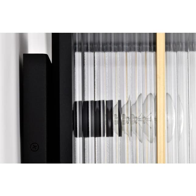 SATCO/NUVO Holden Large Outdoor Lantern Gold And Black Finish Clear Glass (60-8503)