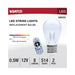 SATCO/NUVO 0.5W LED String Light Replacement S14 Lamp Medium E26 Base 8Lm RGBTW 12V Dimmable Clear 2-Pack (S8055)