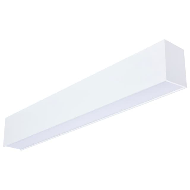 SATCO/NUVO 2 Foot LED Connectable Linear Strip Up And Down Wattage/CCT Selectable 15W/20W/25W 3000K/4000K/5000K 120-347V 80 CRI Dimmable White (65-1180)