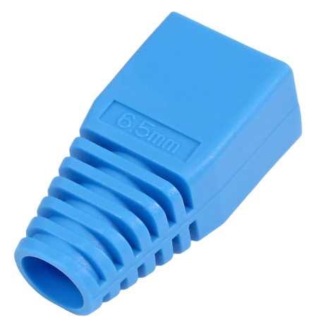 Ideal RJ45 Snagless Strain Boots Blue 6.5Mm 25 Per Card (85-383)