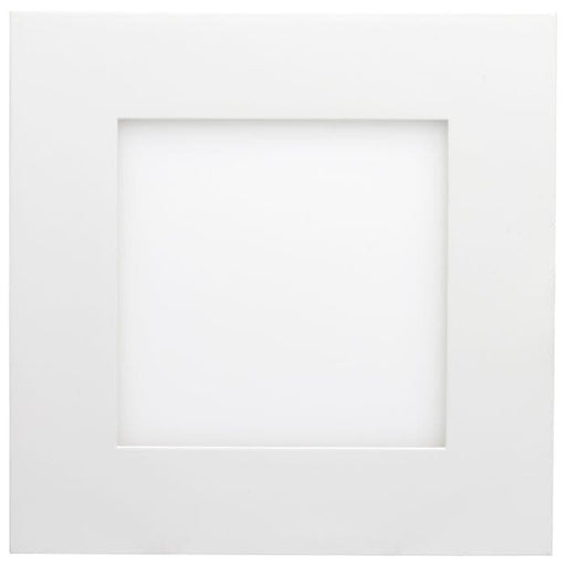 SATCO/NUVO 12W LED Direct Wire Downlight Edge-Lit 6 Inch CCT Selectable 2700K/3000K/3500K/4000K/5000K 90 CRI Dimmable 120V Square Remote Driver White (S11830R1)