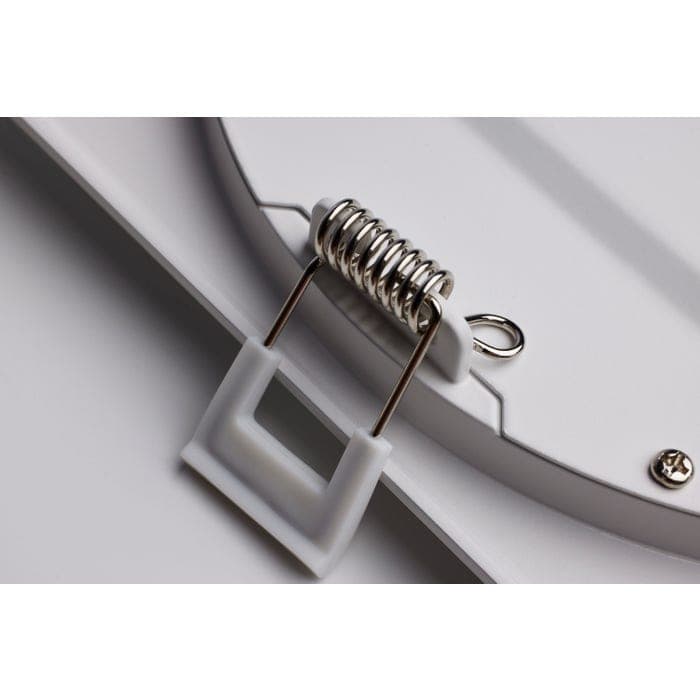 SATCO/NUVO 12W LED Direct Wire Downlight Edge-Lit 6 Inch CCT Selectable 2700K/3000K/3500K/4000K/5000K 90 CRI Dimmable 120V Square Remote Driver White (S11830R1)