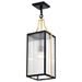 SATCO/NUVO Holden Hanging Pendant Gold And Black Finish Clear Glass (60-8505)