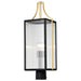 SATCO/NUVO Holden Outdoor Post Lantern Gold And Black Finish Clear Glass (60-8504)