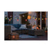 SATCO/NUVO 48 Foot Smart LED String Light With Starfish Technology [15] S14 Lamps RGBTW 120V Dimmable Black Wire (S11191)