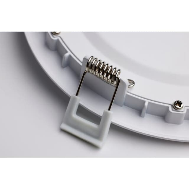 SATCO/NUVO 12W LED Direct Wire Downlight Edge-Lit 6 Inch CCT Selectable 2700K/3000K/3500K/4000K/5000K 90 CRI Dimmable 120V Round Remote Driver White (S11827R1)