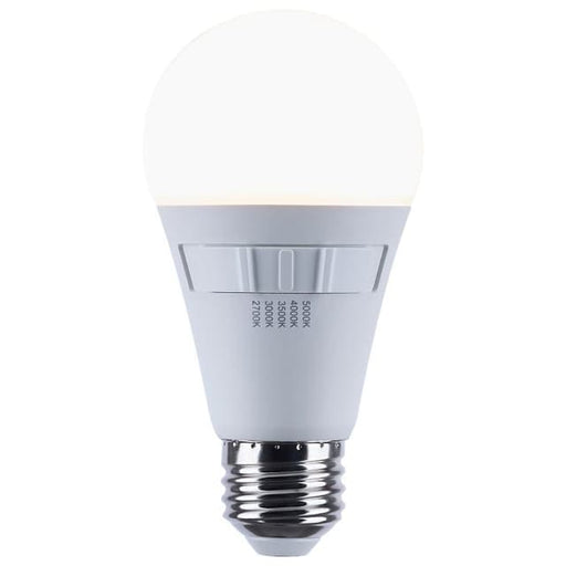 SATCO/NUVO 14W A19 LED Medium E26 Base CCT Selectable 2700K/3000K/3500K/4000K/5000K 120V 90 CRI Non-Dimmable White (S11773R1)