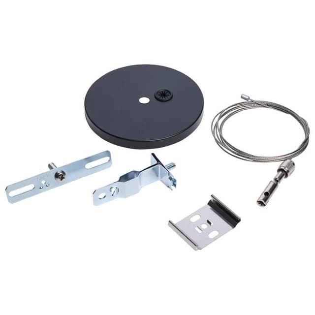 SATCO/NUVO Suspension Kit With Canopy And Power Feed For LED Linear System Black (65-1195)