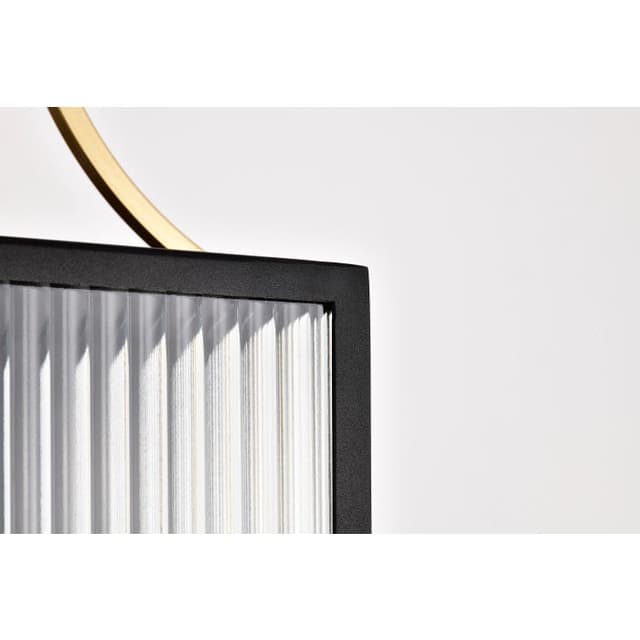 SATCO/NUVO Holden Large Outdoor Lantern Gold And Black Finish Clear Glass (60-8503)