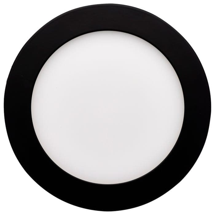 SATCO/NUVO 12W LED Direct Wire Downlight 6 Inch CCT Selectable 2700K/3000K/3500K/4000K/5000K 90 CRI Dimmable 120V Round Remote Driver Black (S11875R1)