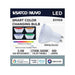 SATCO/NUVO Starfish 5.5W LED MR16 GU10 Base 2700K-5000K RGBTW 120V 400Lm 90 CRI Dimmable White (S11109)